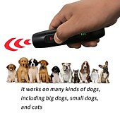 お買い得  犬用トレーニング用品-超音波リペラー吠え抑止装置小型中大型犬用ポータブル犬訓練装置