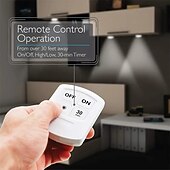 halpa Puck valot-3/6 kpl led kaapin alla oleva valo himmennettävä cob yövalo kaukosäätimellä kaappivalot vaatekaappi kaappi kaappi keittiöön