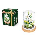 baratos Brinquedos de Montar-Blocos de construção para presentes do dia das mulheres, crie lindos buquês de flores com este kit de construção de flores de 1 peça - perfeito para adultos&amp;amp; crianças! presentes de dia das mães