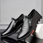 voordelige Hereninstappers &amp; loafers-heren instappers voor casual schoenen – bruine kunstleren ademende wandelschoenen met flexibele zool – lichtgewicht modieuze sneakers voor dagelijks gebruik en reizen