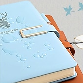 cheap Notebooks &amp; Planners-Notebook Super Thick College Students A5 Leather Business Notepad Thick Retro Simple Diary Creative Wholesale, Back to School Gift (Excluding Pens)