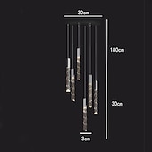 economico Luci Isola cucina-2-Light 3-Light 6-Light 3 cm Oscurabile Design unico Luci Pendenti Alluminio Galvanizzato Moderno Stile nordico 110-120V 220-240V