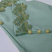 Недорогие Наряды-Ретро Средневековый Эпоха возрождения Пальто Брюки Инвентарь Принц барин Вышивка Вышивка Маскарадный костюм Муж. Королевский Карнавал Маскарад Для вечеринок Венецианский карнавал Взрослые