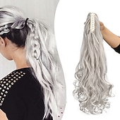 economico Code-Gancio Code Classico / sintetico / Facile da indossare Capelli sintetici Pezzo di capelli Estensione capelli Ondulato / Onda naturale 22 pollici Festa / Serata / Da tutti i giorni / Da mare