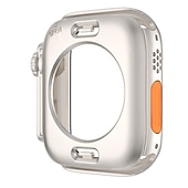 cheap Smartwatch Case-Watch Case Compatible with Apple Watch Series 8 7 41mm 45mm / Series 6 5 4 SE 40mm 44mm / Series 3 2 1 38mm 42mm Scratch Resistant All Around Protective HD Clear Tempered Glass / PC Watch Cover