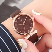 abordables Montres à quartz-Femmes de luxe bracelet montres à quartz pour femmes montre magnétique dames sport robe montre-bracelet horloge relogio feminino