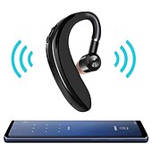 זול אוזניות אלחוטיות אמיתיות TWS-אוזניות Bluetooth5.0 אלחוטיות, אוזניות עסקיות בהמתנה ארוכה עם מיקרופון, אוזניות Bluetooth ספורט עמיד למים, אוזניות ביטול רעשים עם אוזניות ל-ios android windows smartphone