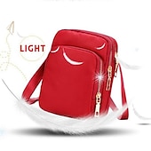 economico Borse a Tracolla-borsa a tracolla multitasche rossa da donna – borsa a tracolla leggera e versatile per l&#039;uso quotidiano e i viaggi