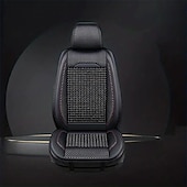 economico Coprisedili per auto-cuscino per auto estivo in perline di legno perline traspiranti cuscino per seggiolino auto sedile singolo quattro stagioni cuscino fresco generale pezzo unico