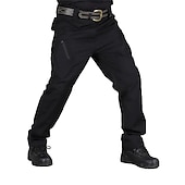 abordables Pantalons Cargo-Homme Pantalon Cargo Pantalon tactique Pantalon Multi poche Plein Vestimentaire Extérieur Casual du quotidien Mélange de Coton Sportif Mode Noir Vert Véronèse