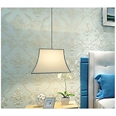 abordables Papel pintado-Fondos de pantalla frescos Papel tapiz de damasco floral mural de pared decoración del hogar revestimiento de paredes moderno clásico, material de tela no tejida adhesivo requerido papel tapiz,