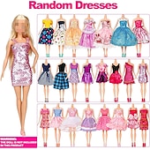 abordables Accessoires de poupées-Vêtements et accessoires de poupée rose, vêtements de poupée yitian de 30cm, jouet de fille, accessoires de princesse, vêtements de poupée