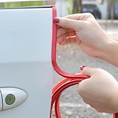 billiga Bildekoration och skydd-10 m bildörr kant repskydd list skydd trim auto dörr anti kollision list med stål bil-styling bil dekoration