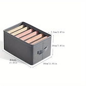 cheap Clothes Drawer Organizers-Foldable Clothes Storage Box, Thickened Compartment Organizer for Pants and Shirts - PP Board, 17.32 x 11.81 x 7.87 inches