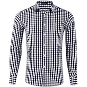 preiswerte Männer-Oktoberfest Bluse / Hemd Lederhosen Oktoberfest / Bier Bayerisch Bayerisch Wiesn Traditioneller Stil Wiesn Herren Stoff im traditionellen Stil Hemd