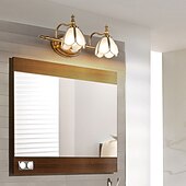 levne Vnitřní nástěnná světla-toaletní světlo led zrcadlo přední lampa, led koupelnová světla nad zrcadlem černá nástěnná svítidla pro koupelnu ložnice obývací pokoj skříňka