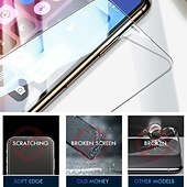 olcso iPhone-képernyővédők-3 db 5 db 10 db Képernyővédő fólia Kompatibilitás Apple iPhone 16 iPhone 15 Pro Max Plus iPhone 14 13 12 11 Pro Max Mini X XR XS Max 8 7 Plus Edzett üveg 9H erősség Anti Bubbles Anti-ujjlenyomat