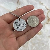 halpa Riipukset ja koristeet-henkilökohtainen lahja pariskunnille - ruostumattomasta teräksestä laserkaiverrettu ajoturvallinen avaimenperä - täydellinen ystävänpäivään!