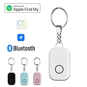 abordables Capteurs et alarmes de sécurité-Bluetooth anti-perdu smart tag mini gps tracker localisateur pour clé portefeuille valise sac bagages pet finder fonctionne avec apple trouver mon