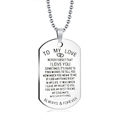 abordables Colgantes y ornamentos para coche-Bonito llavero de regalo para marido/esposa, perfecto para aniversarios, San Valentín, cumpleaños, novios, novias, él, ella, mujer. &amp; ¡hombres!
