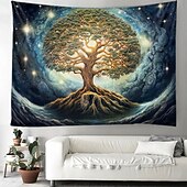 baratos Tapeçaria da Árvore da Vida-árvore da vida 3d tapeçaria pendurada hippie arte da parede grande tapeçaria mural decoração fotografia pano de fundo cobertor cortina casa quarto sala de estar decoração