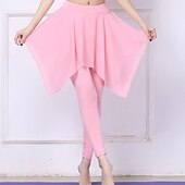 preiswerte Ballettbekleidung-Sportkleidung Hosen Pure Farbe Farbaufsatz Damen Leistung Ausbildung Hoch Polyester