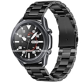 economico Cinturini per orologi Samsung-Cinturino per orologio  per Samsung Watch 3 45mm, Galaxy Wacth 46mm, Gear S3 Classic / Frontier, Gear 2 Neo Live Acciaio inossidabile Sostituzione Cinghia 22mm Lavoro Chiusura classica Polsino