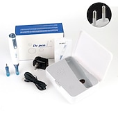 baratos Utensílios dermatológicos-Autêntica caneta sem fio dr pen a9 design de carimbo elétrico profissional dermapen máquina de microagulhamento para cuidados com a pele