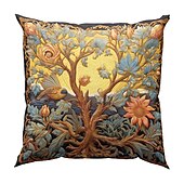 baratos Estilo Vintage-4.0 pçs Poliéster Cobertura de Almofada, Imprimir Art Deco Vintage Lazer Quadrada Tradicional Clássico