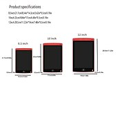 Недорогие Обучающие игрушки-8,5/дюймовая цветная ЖК-доска для письма, детская доска для рисования, ЖК-экран, доска для письма, цифровая графика, планшет для рисования, детское образование и обучение