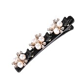 economico Accessori-4 pezzi Per donna Da ragazza Fermaglio per capelli con artiglio per capelli Per Da sera Giornaliero Compleanno Festival Perle finte Resina Nero