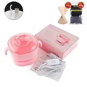 cheap Hair Removal-Portable Wax Hair Removal Machine Silicone Pot Wax Heater Machine Depilatory High Temperature Resistant Professional Personal Use