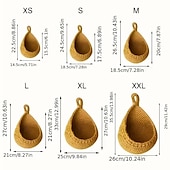 cheap Wall Accents-Bohemian Style Woven Wall Hanging Basket - Creative Teardrop Shape for Kitchen Storage of Fruits &amp; Vegetables