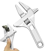 cheap Wrench-Bathroom Adjustable Wrench, 16-68mm Mini Adjustable Wrench, Small Space Multifunctional Aluminum Wrench, Bathroom Pipe Nut Removal Tool
