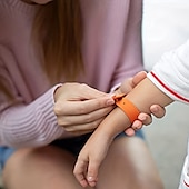 cheap Electric Mosquito Repellers-Mosquito Repellent Bracelet – Citronella Wristband for Kids and Adults, Safe Insect Bracelet for Camping and Outdoor Use (1 Pack)