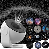 abordables Projecteurs, lampes et lasers-Projecteur de planétarium ciel étoilé galaxie projecteur d&#039;étoiles veilleuse lampe LED pour chambre à coucher décoration de chambre veilleuse décorative