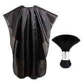 cheap Hair Removal-Professional Waterproof Hair Styling Cape Hair Cutting Salon Cape Gown Hair Salon With Snap Closure White