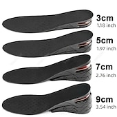 cheap Insoles &amp; Inserts-Adjustable Height Increase Insoles – Invisible Shoe Inserts for Men &amp; Women, 1.18 to 3.54 inch Lift, Comfortable and Breathable
