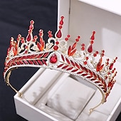 voordelige Accessoires voor haarstyling-luxe barokke kristallen bruids tiara&#039;s strass kroon bruids diadeem bruiloft haaraccessoires voor damesmode-sieraden