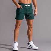 economico Pantaloncini casual-Per uomo Pantaloncini rosa Pantaloncini estivi Pantaloncini casual Tasche Liscio Comfort Traspirante Esterno Giornaliero Per uscire Di tendenza Informale Nero Bianco