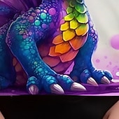 cheap Girl&#039;s 3D Animals-Girls&#039; 3D Graphic Cartoon Unicorn T shirt Tee Short Sleeve 3D Print Summer Spring Active Fashion Cute Kids 3-12 Years Outdoor Casual Daily Regular Fit