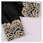 Недорогие Наряды-Ретро Средневековый Эпоха возрождения Пальто Брюки Инвентарь Принц барин Вышивка Вышивка Маскарадный костюм Муж. Королевский Карнавал Маскарад Для вечеринок Венецианский карнавал Взрослые