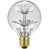 ieftine Becuri Incandescente-becuri led vintage edison becuri g125 în formă de artificii 3w e26 e27 2300k becuri decorative