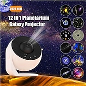 abordables Projecteurs, lampes et lasers-Projecteur de planétarium ciel étoilé galaxie projecteur d&#039;étoiles veilleuse lampe LED pour chambre à coucher décoration de chambre veilleuse décorative