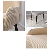 cheap Dining Chair Cover-Stretch Dining Chair Cover Green Chair Seat Slipcover Velvet Elastic For Dining Party Hotel Wedding Soft Washable