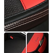 abordables Housses de siège de voiture-coussin de voiture starfire quatre saisons chaise de bureau universelle en lin de coton confortable coussin de siège de voiture sans dossier à double usage