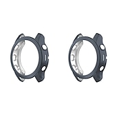 cheap Smartwatch Case-2 Pack Watch Case Compatible with Garmin Fenix 7S / Fenix 7 / Fenix 7X Scratch Resistant Ultra-thin Shockproof Soft TPU Watch Cover
