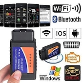 رخيصةأون نظام التشخيص الداخلي-متقدم واي فاي بلوتوث obdii obd2 elm327 قارئ رمز الماسح الضوئي لتشخيص السيارة لنظام ios &amp;أمبير ؛ android