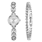 economico Orologi al quarzo-orologio da polso elegante da donna cinturino da donna strass orologio analogico al quarzo orologio da donna con quadrante piccolo in cristallo reloj
