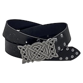 cheap Accessories and More-Warrior Knight Ritter Viking Celtic Knight Retro Vintage Punk &amp; Gothic Medieval Renaissance 17th Century Cosplay Costume Masquerade Waist Belt Men&#039;s Women&#039;s Costume Vintage Cosplay Performance Stage